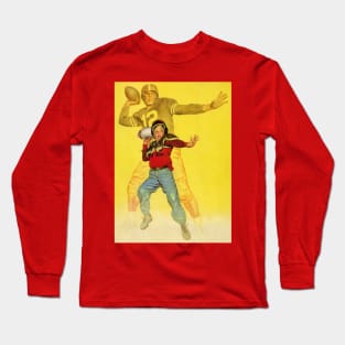 Vintage Sports, Boy as Future Football Quarterback Long Sleeve T-Shirt